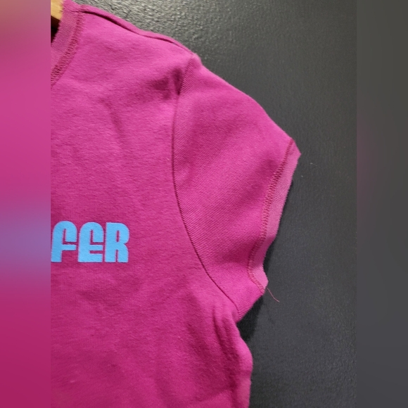 Vintage ‘Sea treasures’ pink baby tee